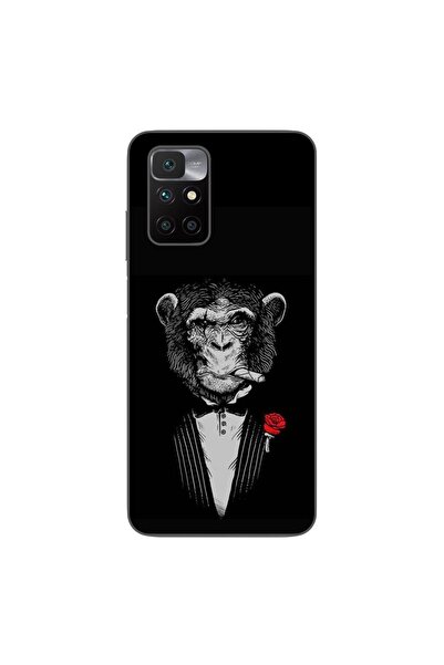 OEM Husa compatibila cu Xiaomi Redmi 10 Silicon Gel Tpu Model Cigar Monkey