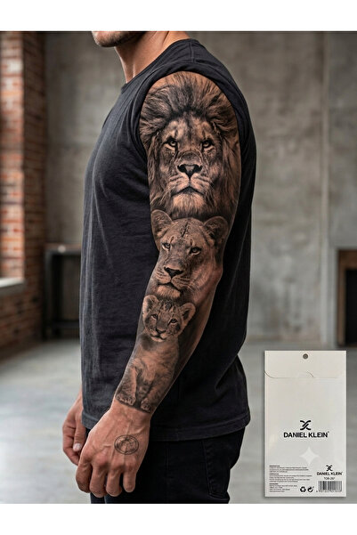 Onur Gümüş 10 gün kalıcı Komple Kol Aslan Dövmesi Tattoo