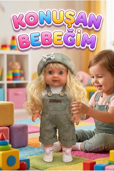 Tıfıl Toys Lucia Girl Konuşan 35 cm - Etkileşimli Kolları Bacakları ve Kafası...