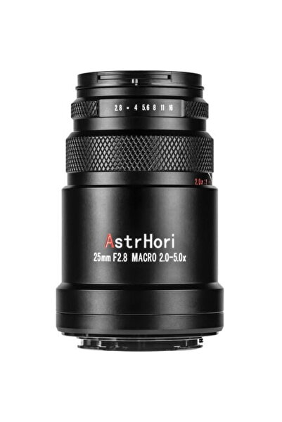 AstrHori Obiectiv Manual 25mm F2.8 2-5x Ultra Macro Full Frame, Sony E, NEX