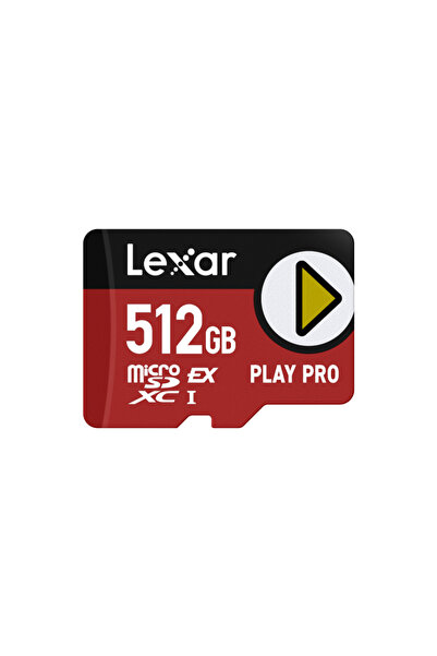 Lexar Memory Card Play Pro 512GB MicroSDXCExpressCard900MB/Sread&600MB/Swrite...