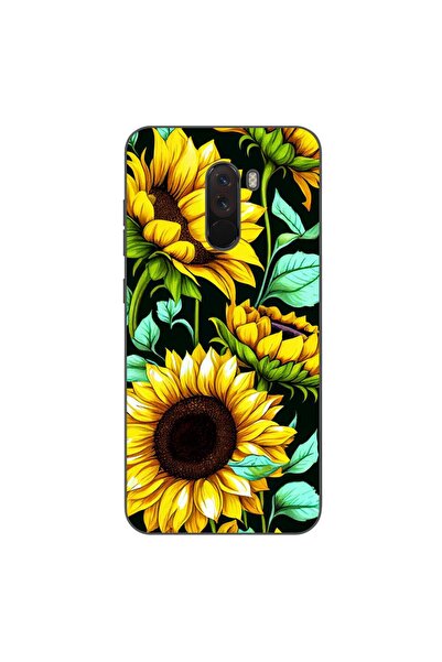 OEM Husa compatibila cu Xiaomi Pocophone F1 Silicon Gel Tpu Model Floarea Soa...