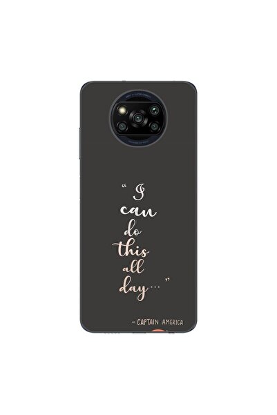 OEM Husa compatibila cu Xiaomi Poco X3 Pro Silicon Gel Tpu Model Mesaj I Can ...