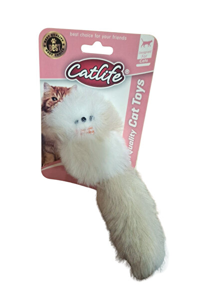 Generic Brand Plush Cat Toy Cream