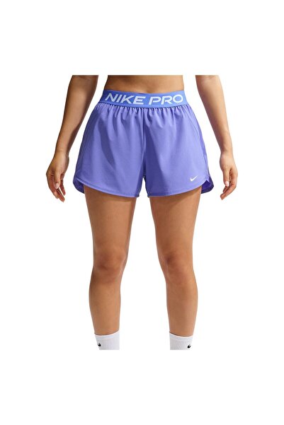 Nike Γυναικεία Σορτς Pro Dri-FIT Μεσαίου Ύψους με Ενσωματωμένο Εσωτερικό Μεσο...