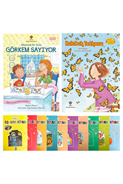 Tübitak Yayınları Matematik Her Yerde Görkem Sayıyor+ Bilim Bunu Çözer Kelebe...