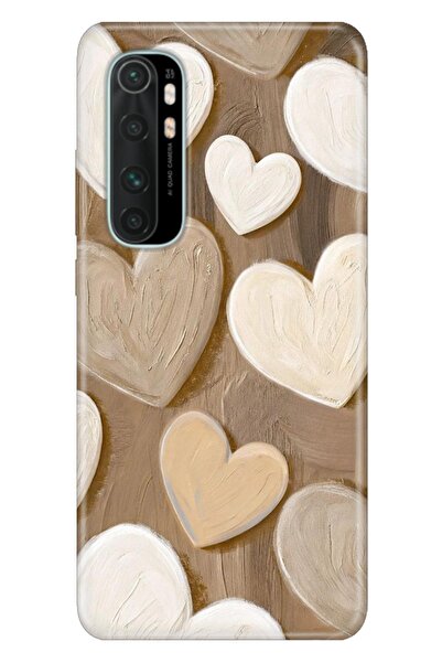 Cekuonline Xiaomi Mi Note 10 Lite Kılıf Pastel Aşk Temalı Desenli Darbe Emici...
