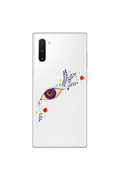Other Samsung Note 10 Plus Flower eye Transparent Silicone TPU Θήκη