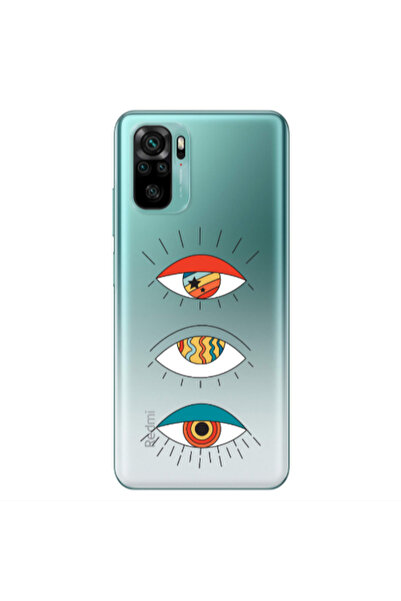 Other Xiaomi Redmi Note 10S 3 different eyes Transparent Silicone TPU Θήκη