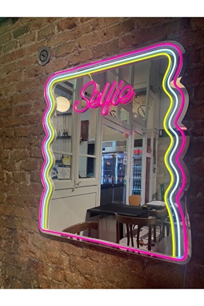 NEON LED KAYSERİ Ayna neon led ayna led selfie yazılı 90x50
