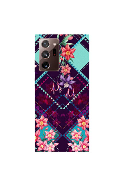 Other Samsung Note 20 Plus Checkered flowers Transparent Silicone TPU Θήκη