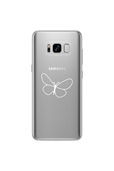 Other Samsung S8 butterfly Transparent Silicone TPU Θήκη