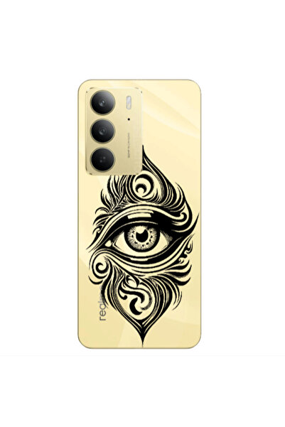 Other Realme C 75 Eye patterned drawing Transparent Silicone TPU Θήκη