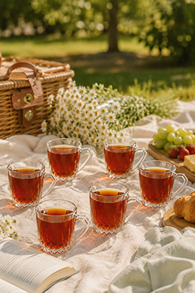 Paşabahçe Mercan 6'lı Cam Kupa Bardak Seti 160 cc - Çay, Kahve ve Bitki Çayı ...