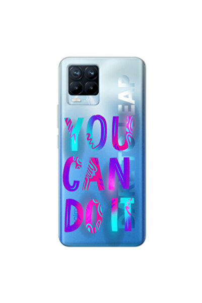 Other Realme 8 Pro You Can Doit Transparent Silicone TPU Θήκη