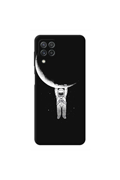 Other Samsung M32 Swinging on the moon Transparent Silicone TPU Θήκη