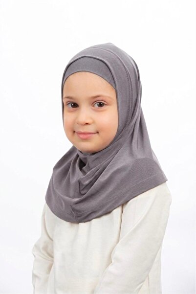 İSTDONATELLA Kız Çocuk İki Parça Hijab - Hazır Tesettür Eşarp – Pratik Geçmel...