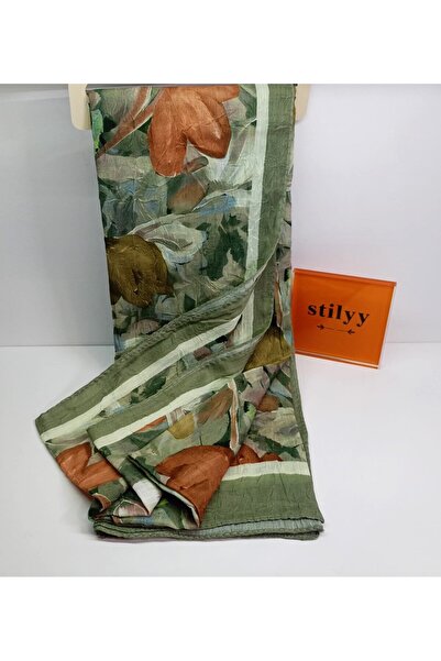 stilyy Bamboo Kraş Shawl Water Green