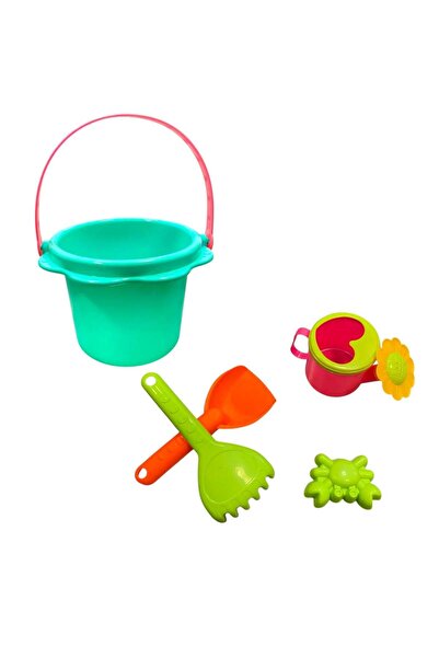 Zenorius Galetusa 16x15cm cu Accesorii pentru Nisip 5/set din Plastic, Diferi...