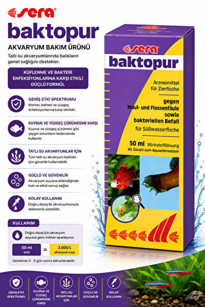 SERA Baktopur 50ml Balık İlacı