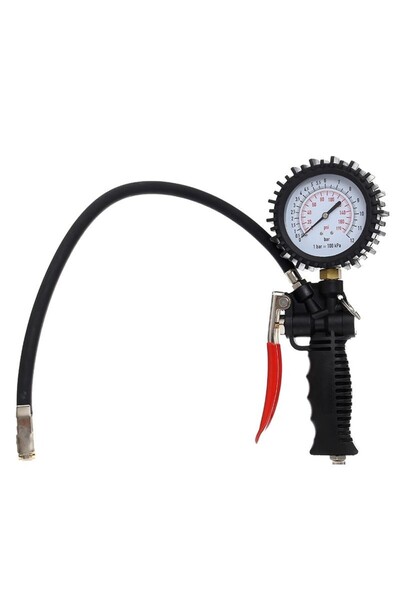 Tagred Professional Air gun, Tagred, for tire inflation with pressure gauge, ...