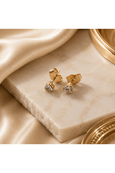 SaraTremo Crystal Heart Earrings – 14K Plated Earrings