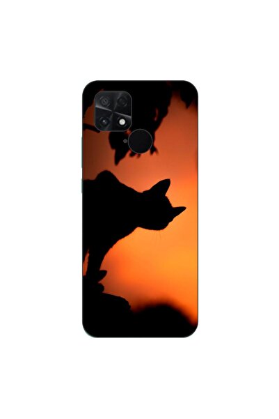 OEM Husa compatibila cu Xiaomi Poco C40 Silicon Gel Tpu Model Halloween Pisic...