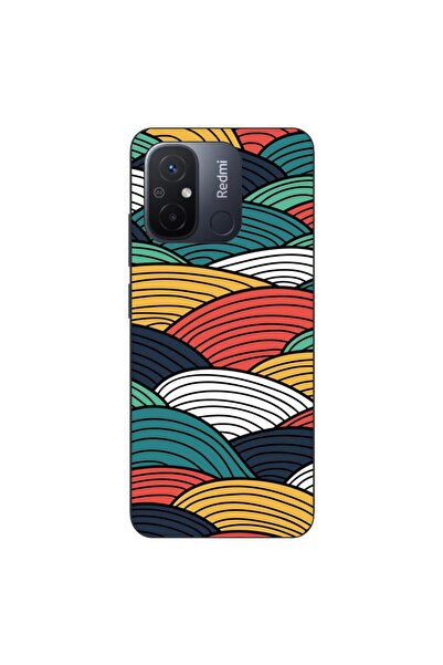 OEM Husa compatibila cu Xiaomi Redmi 12C Silicon Gel Tpu Model Abstract Strip...