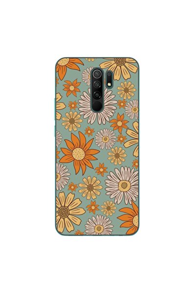 OEM Case compatible with Xiaomi Redmi 9 Silicone Gel Tpu Pattern Vintage Meadow