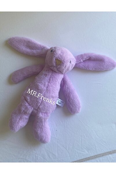 MR.Frenks Çocuk Sevimli Tavşan Uyku&Oyun Arkadaşı Peluş Yastık Lila 45 cm