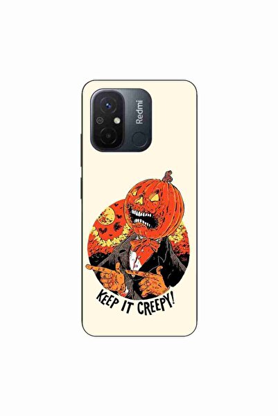 OEM Case compatible with Xiaomi Redmi 12C Silicone Gel Tpu Pattern Halloween ...