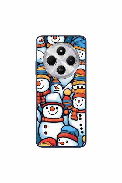 OEM Case compatible with Xiaomi Redmi 14C Silicon Gel Tpu Model Snowman Pattern