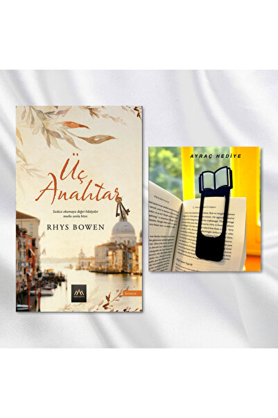 Arkadya Yayınları ÜÇ ANAHTAR / KİTAP FİGÜRLÜ KİTAP AYRACI HEDİYE