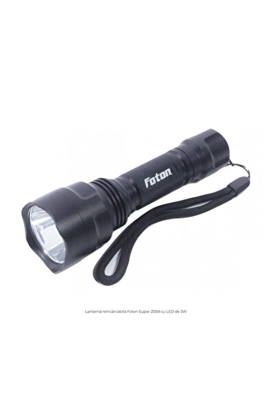 FOTON Lanterna reincarcabila Super Z059 LED 3W