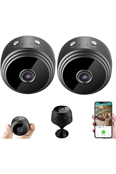 DealsReall Σετ 2 ασύρματων καμερών παρακολούθησης HD 1080p, νυχτερινή όραση, ...