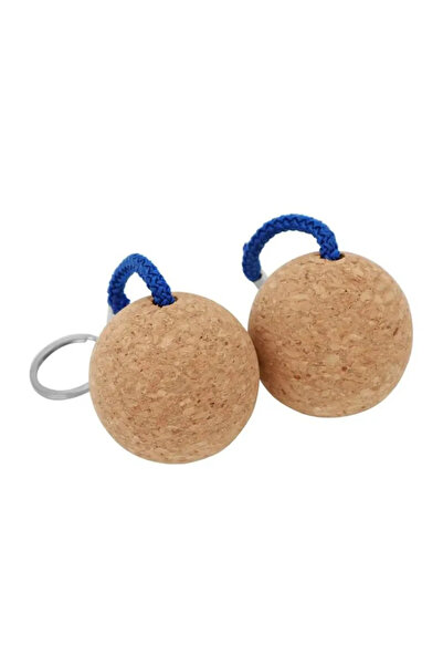 Choice Blue 2pcs 35mm 2Pcs Cork Ball Floating Keychain Round 50MM Plastic Fen...