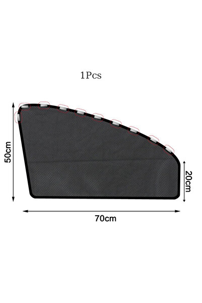 Choice4 Front-1pcs Magnetic Car Window Sunshade Cover Summer UV Protection Ca...