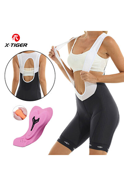 Choice5 M DBK-34601 X-TIGER Cycling Bib Shorts Women MTB Padded Shorts Ride 6...