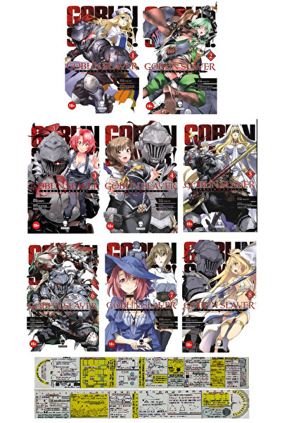 Kurukafa Yayınevi Goblin Slayer 1-2-3-4-5-6-7-8. Ciltler Manga Seti (Manga Ay...