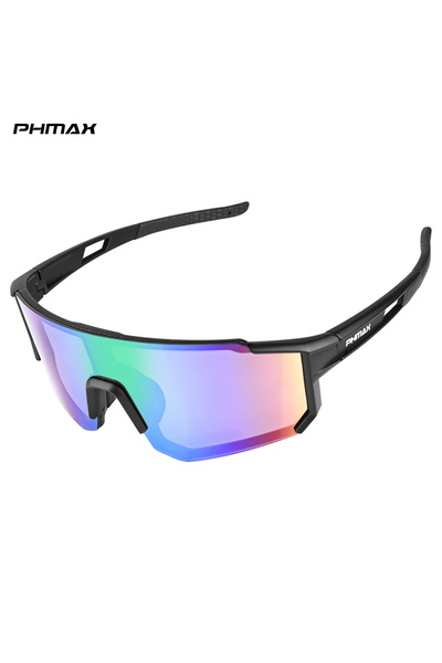 choice2 106003 PHMAX Polarized Cycling Sunglasses for Men UV400 Protection Wi...
