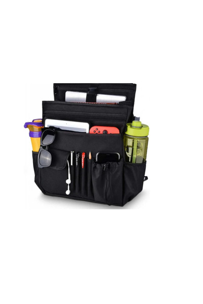 OEM Organizator auto multifunctional compartimentat, 40x34cm, poliester, negru