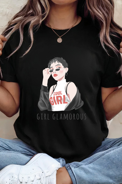 Sarah's Boutique Women's T-shirt – 100% cotton – Girl Glamorous