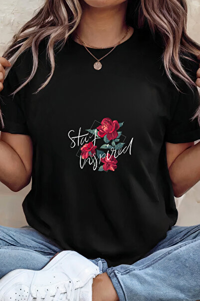 Sarah's Boutique Women's T-shirt – 100% cotton – Stay Roses