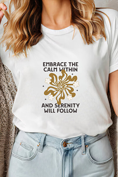 Sarah's Boutique Women's T-shirt – 100% cotton – Embrace Calm