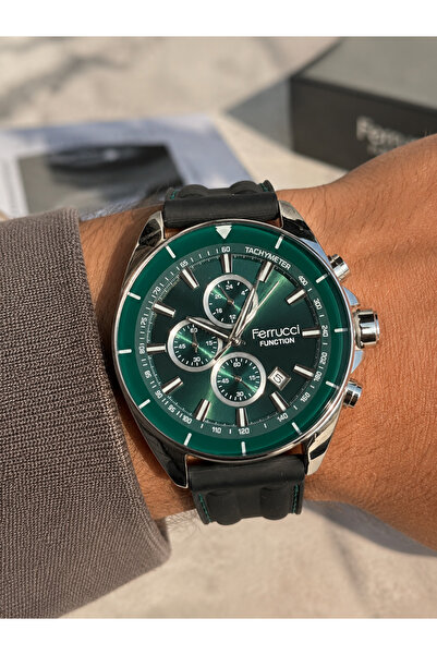 Ferrucci , Silicone Strap, Function Men's Wristwatch