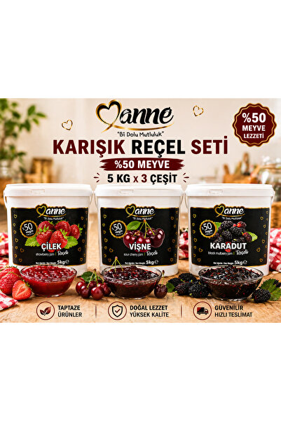 Anne Visne-Cilek-Karadut Receli 5kg x 3 adet