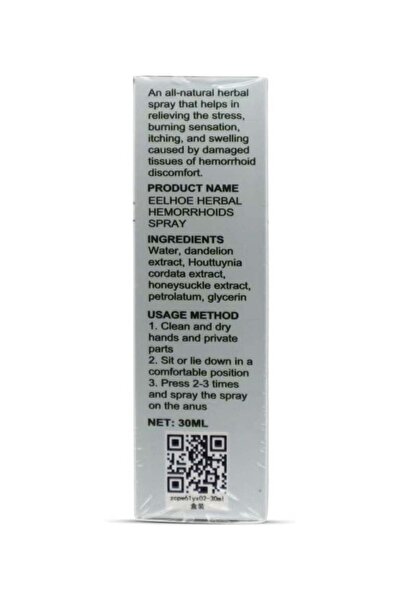 EELHOE Herbal Hemorrhoids Spray-Soothing Relief, Fast-Acting Formula for Hemorrhoid Discomfort-30ML