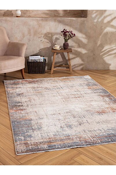Derya Home Arven 4 Vintage Eskitme Desen Premium Modern Salon Halısı