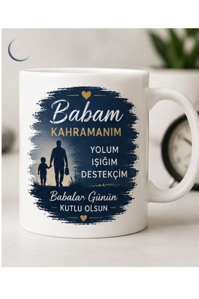 EYBaskı Tasarım Father's Day Special Porcelain Mug