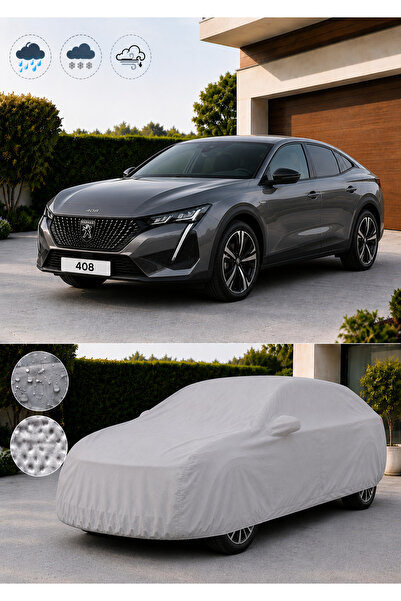 cashen Peugeot 408 Araç Brandası Su Geçirmez Tam Koruma Toz ve Kir Korumalı G...